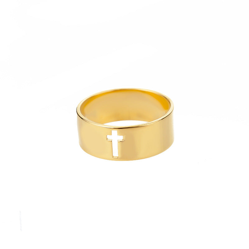 18k Gold Plated Stainless Steel Ring