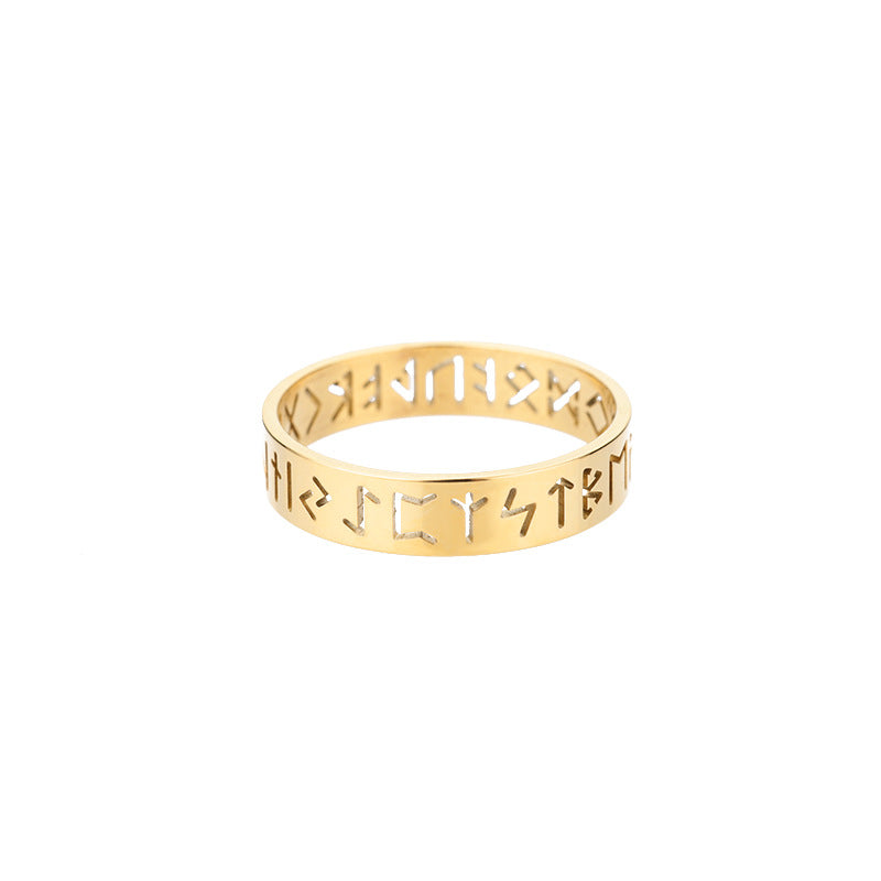 18k Gold Plated Stainless Steel Ring