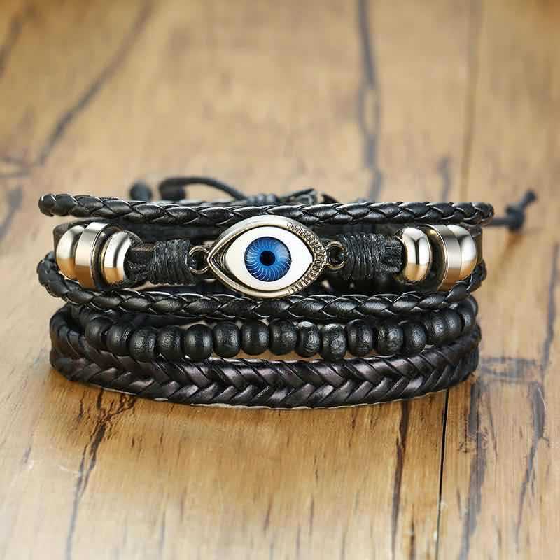Men's Woven Bracelet Set - Braided Bracelet Collection