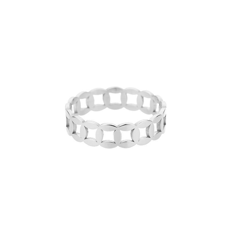 18k Gold Plated Stainless Steel Ring