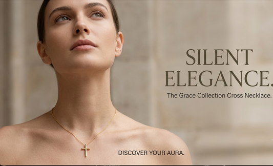 SUFOPE Dainty 14K Gold Plated Cross Pendant Necklace for Women