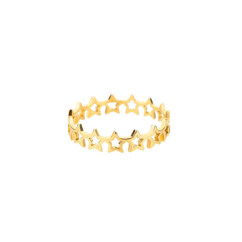 18k Gold Plated Stainless Steel Ring